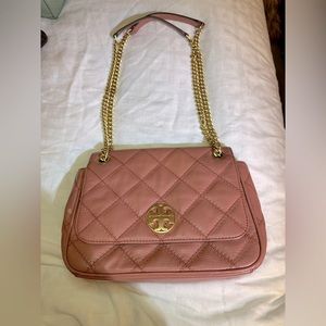 SMALL KIRA PINK CONVERTIBLE SHOULDER BAG
